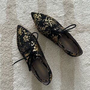 Anthropologie Farylrobin Oxford Lace Up Shoes